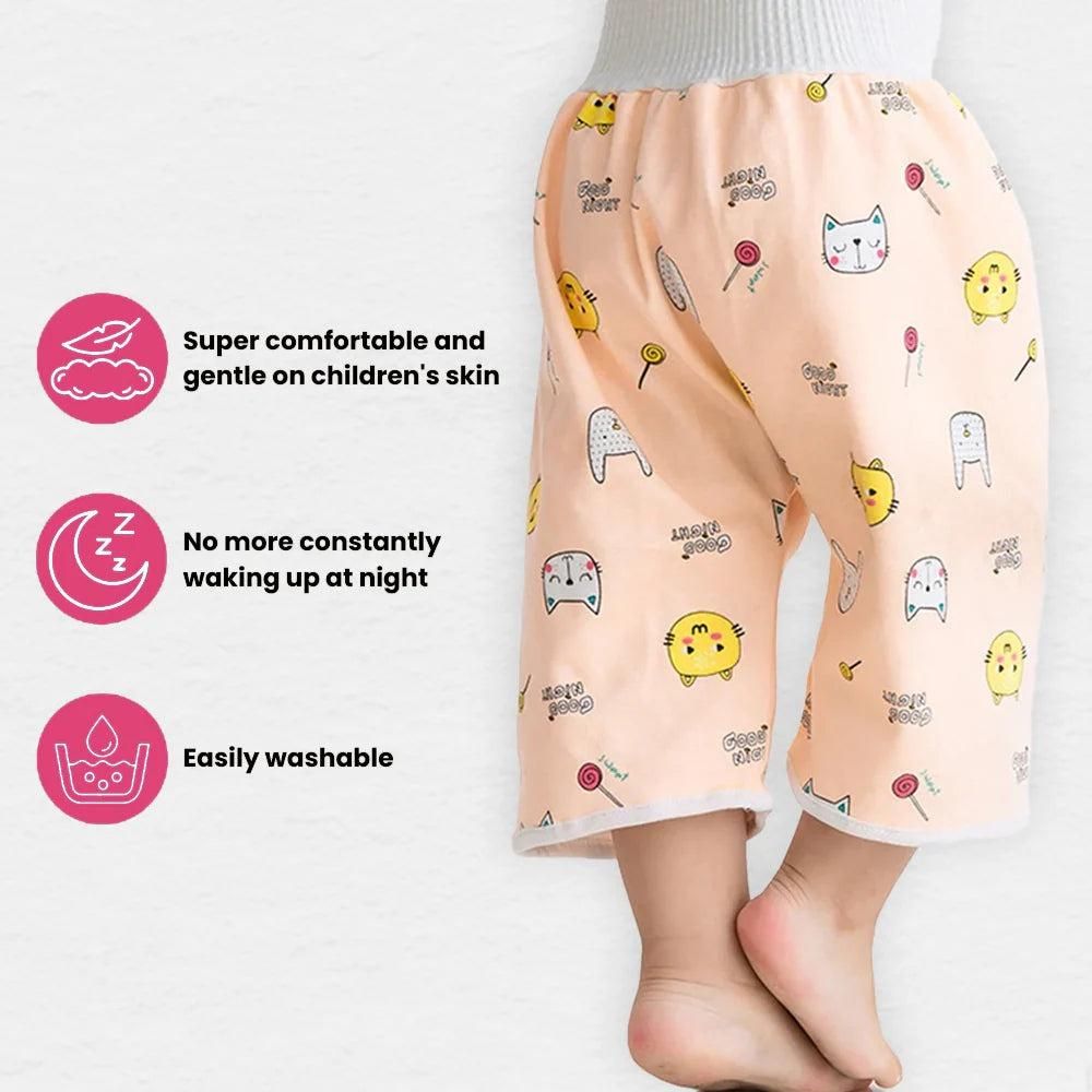 2 In 1 Baby Waterproof Leakproof Children Cloth Diapers Pant - Chota Babu