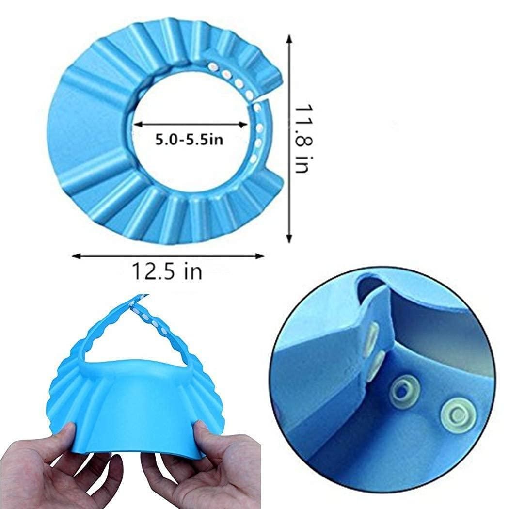 Baby Adjustable Safe Bathing Shower Cap (Pack of 2) - Chota Babu