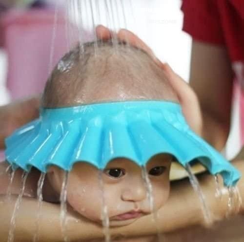 Baby Adjustable Safe Bathing Shower Cap (Pack of 2) - Chota Babu