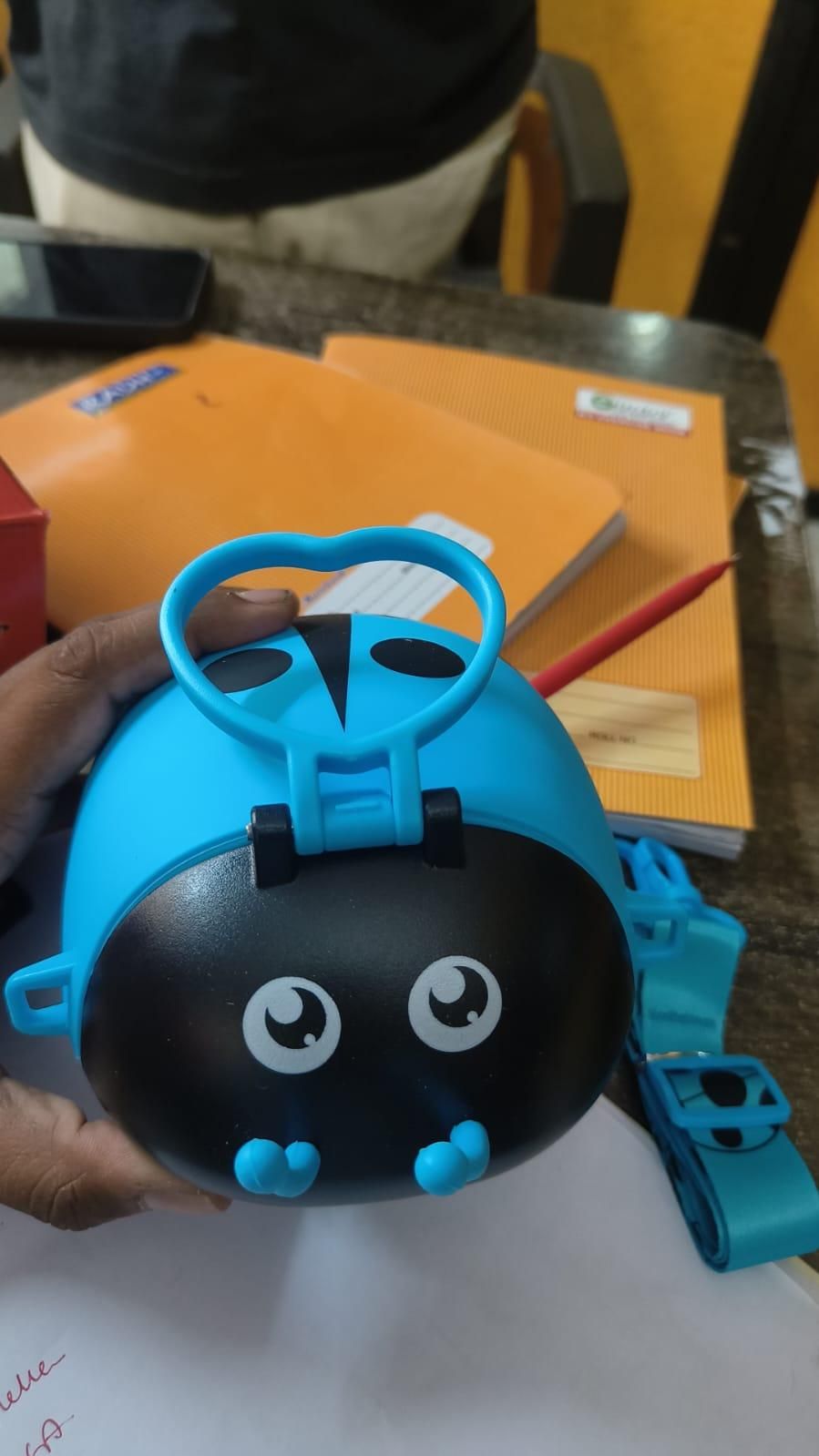 Beetle Baby Straw Sipper Water Bottle With Adjustable Straps - Chota Babu