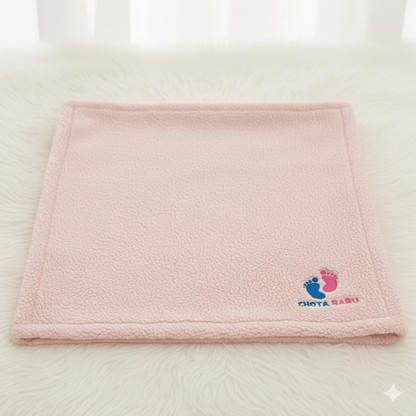 Chota Babu Ultra - Soft Baby Fur Blanket - Baby Pink - Chota Babu