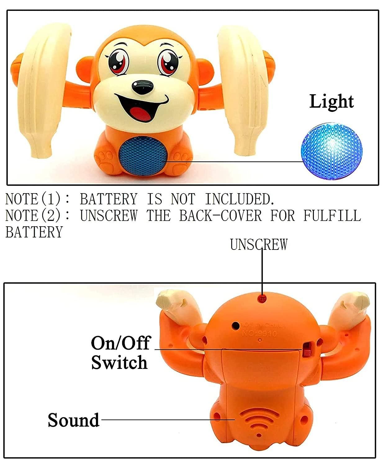 Dancing and Spinning Rolling Doll Tumble Monkey - Chota Babu