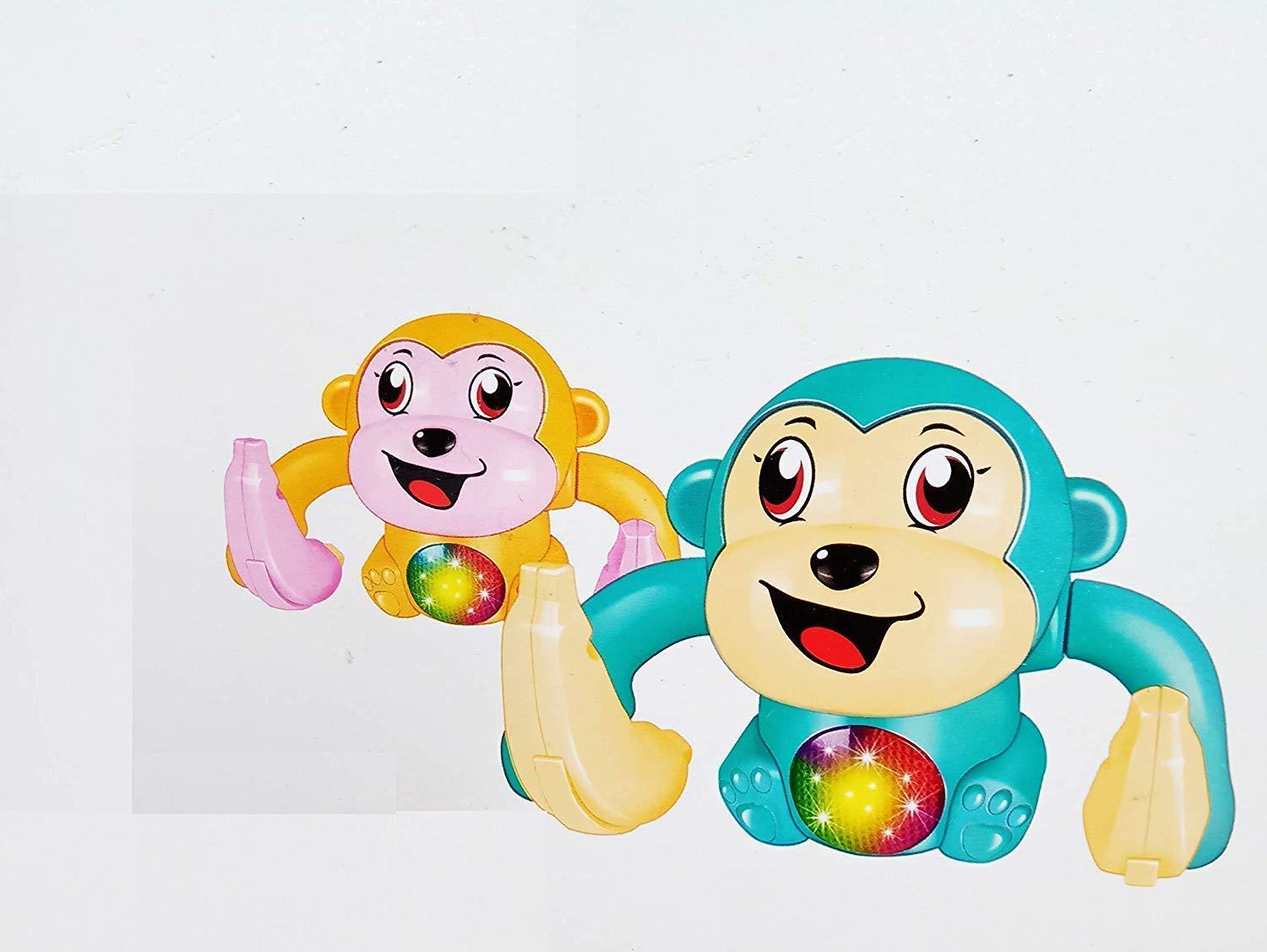 Dancing and Spinning Rolling Doll Tumble Monkey - Chota Babu