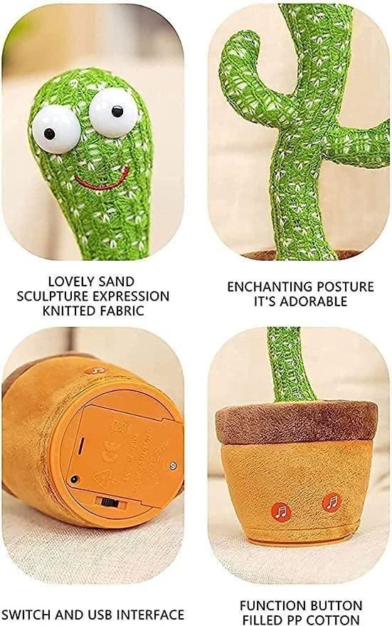 LED Musical Dancing & Mimicry Cactus Toy - Chota Babu