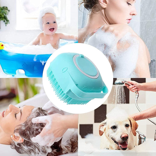 SCRUBBING Soft Silicone Bath Brush for babies - Chota Babu
