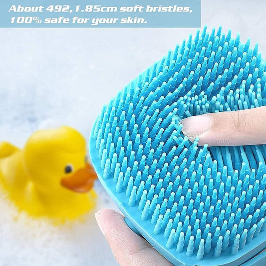 SCRUBBING Soft Silicone Bath Brush for babies - Chota Babu