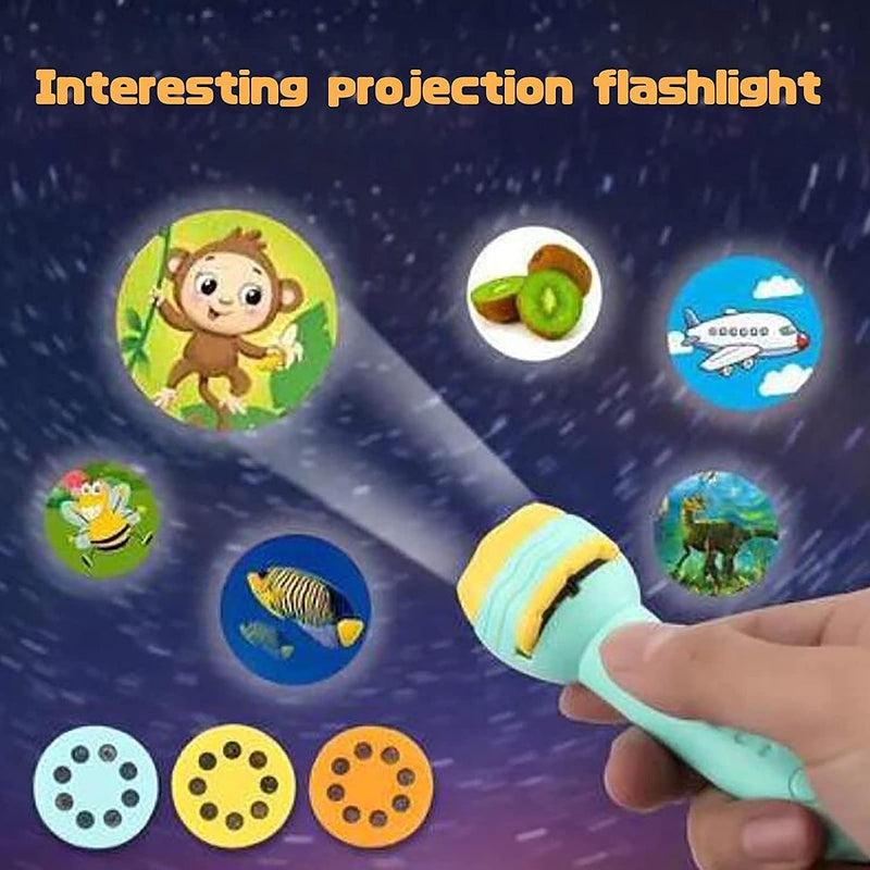 Slide Flashlight Torch Education Learning Kids Toy - Chota Babu