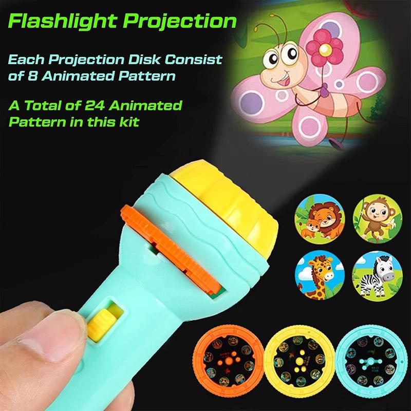 Slide Flashlight Torch Education Learning Kids Toy - Chota Babu
