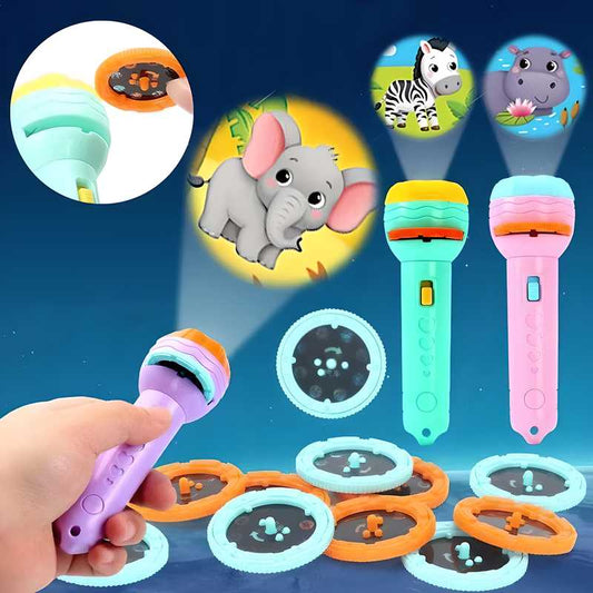 Slide Flashlight Torch Education Learning Kids Toy - Chota Babu