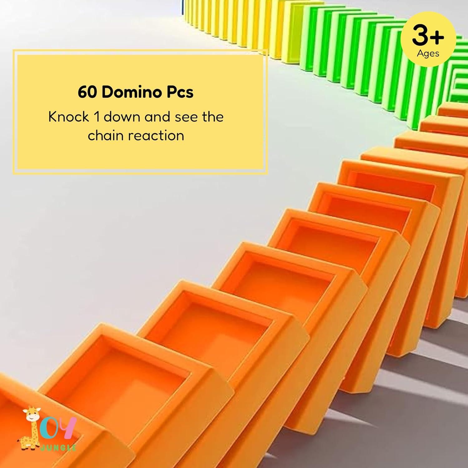 Train Toy Domino Set for Kids BPA Free Plastic with Sound Effects - Chota Babu