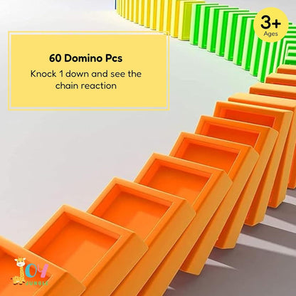 Train Toy Domino Set for Kids BPA Free Plastic with Sound Effects - Chota Babu