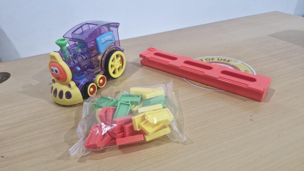 Train Toy Domino Set for Kids BPA Free Plastic with Sound Effects - Chota Babu