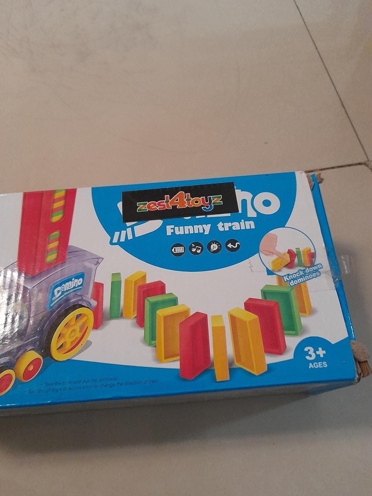 Train Toy Domino Set for Kids BPA Free Plastic with Sound Effects - Chota Babu