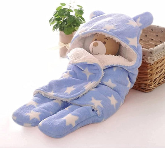 Wearable Blanket and Star Wrapper Durable Cotton for Baby Boys & Girls(Assorted Color) - Chota Babu