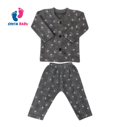 🧣💖 Wrap Your Little Heart in Warmth – Winter Baby Thermal Suit 🧸 - Chota Babu