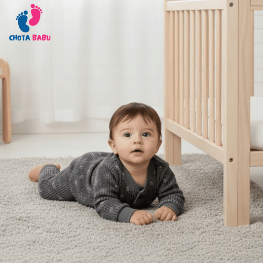 🧣💖 Wrap Your Little Heart in Warmth – Winter Baby Thermal Suit 🧸 - Chota Babu