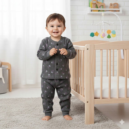🧣💖 Wrap Your Little Heart in Warmth – Winter Baby Thermal Suit 🧸 - Chota Babu